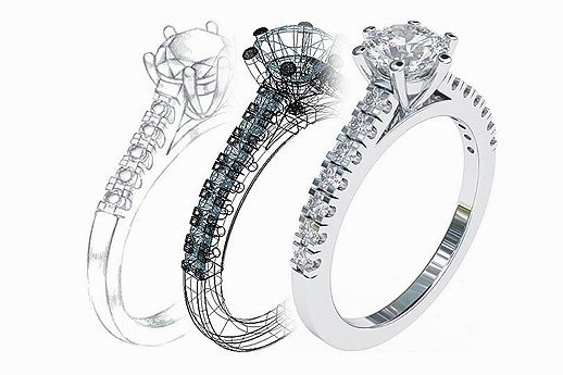 چاپگر پرینتر سه بعدی طلا جواهرات تاپ دان LCD DLP