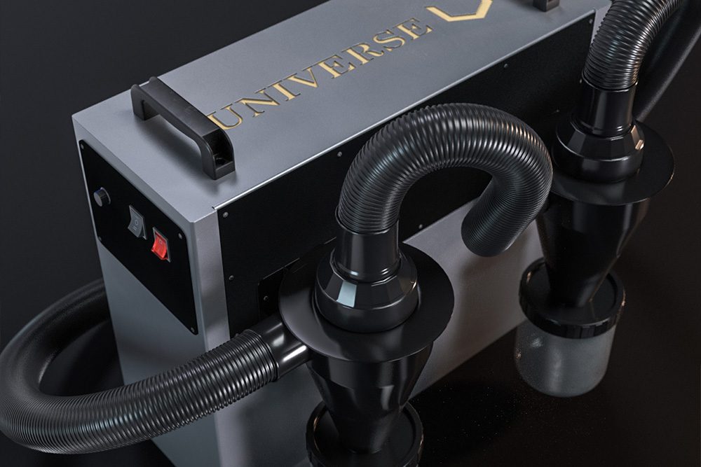 مکنده گرد طلا خاک گرده طلا جاروبرقی جارو طلا جمع کننده صنعتی طلاسازی زرگری